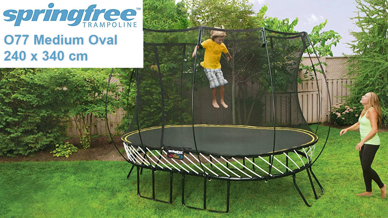 Springfree Trampolin O77 Medium Oval 240 x 340 cm