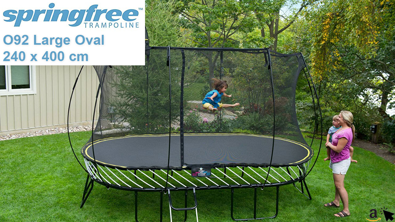 Springfree Trampolin O92 Large Oval 240 x 400 cm