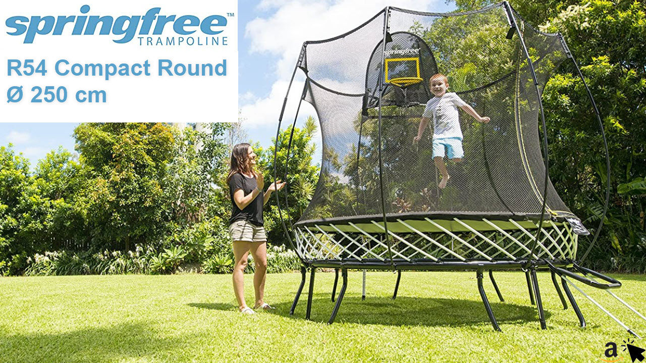 Springfree Trampolin R54 Compact Round 250 cm Durchmesser