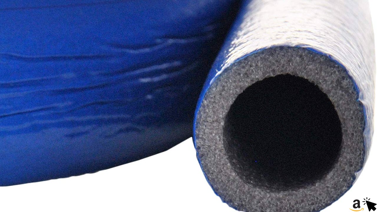 Trampolin Schaumstoffrohre - Blau 10m Rolle Rohrisolierung Isolierschlauch PE-Schaum Isolierung