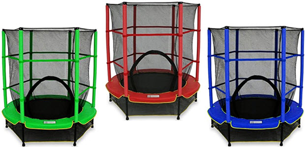 WeRSports Kinder-Trampolin mit Sicherheitsnetz