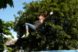 Richtig landen auf dem Trampolin